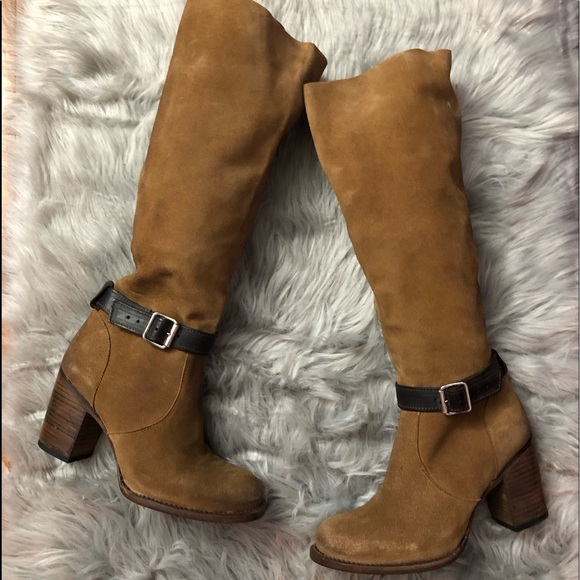 Steven Holland Tall Brown Suede Boots 